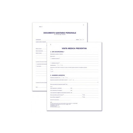 Registro Documento Sanitario Personale per esposizione a radiazioni (mod. C) - 48 pagine